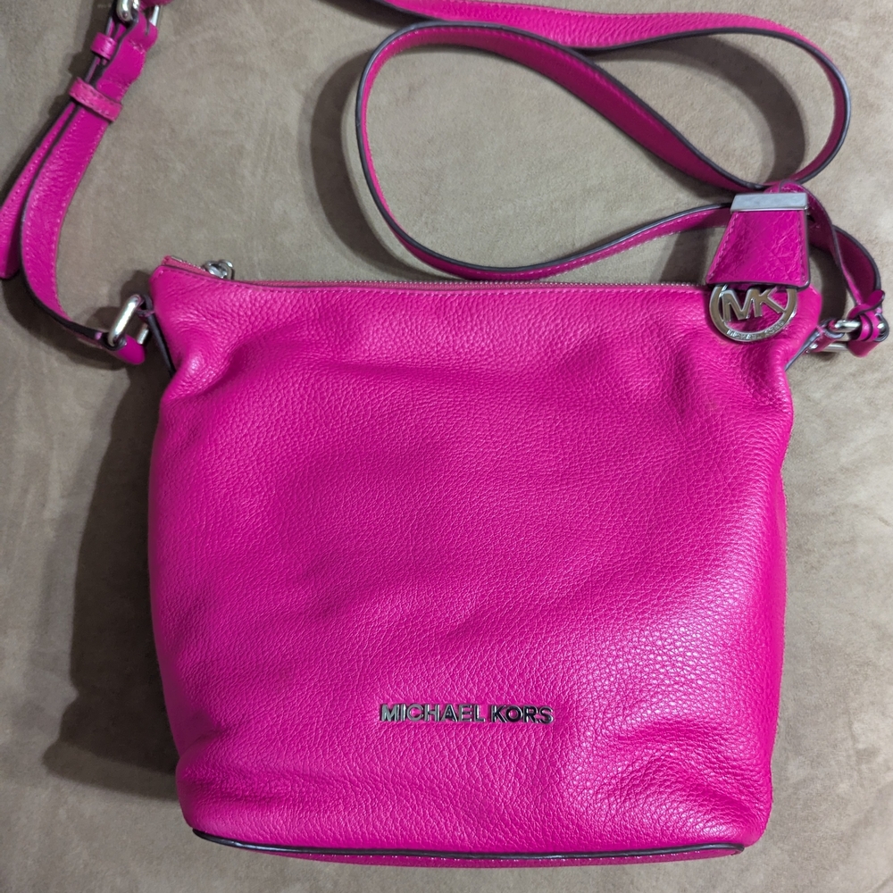Michael Kors Fuchsia Crossbody Bag